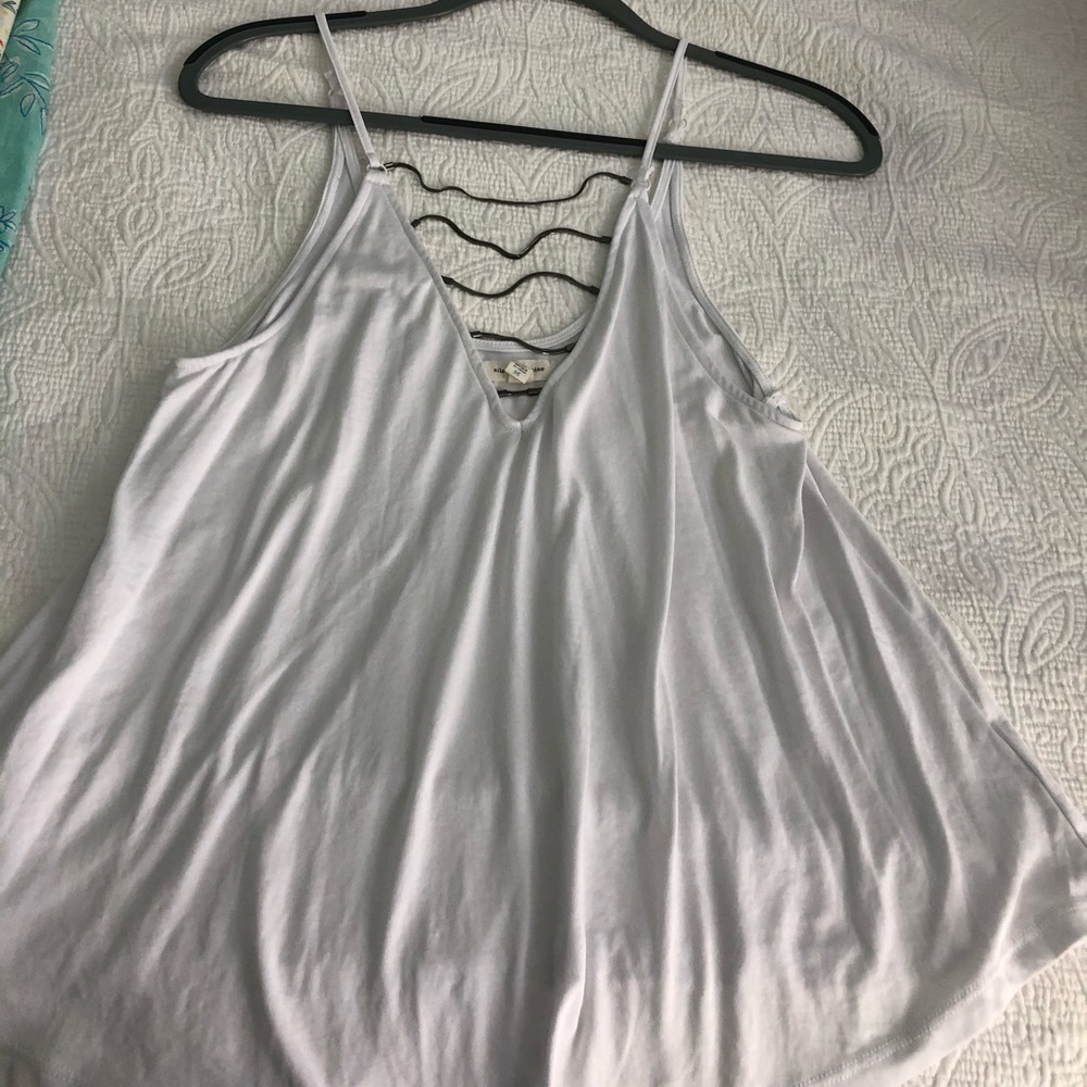 White tank top with chains